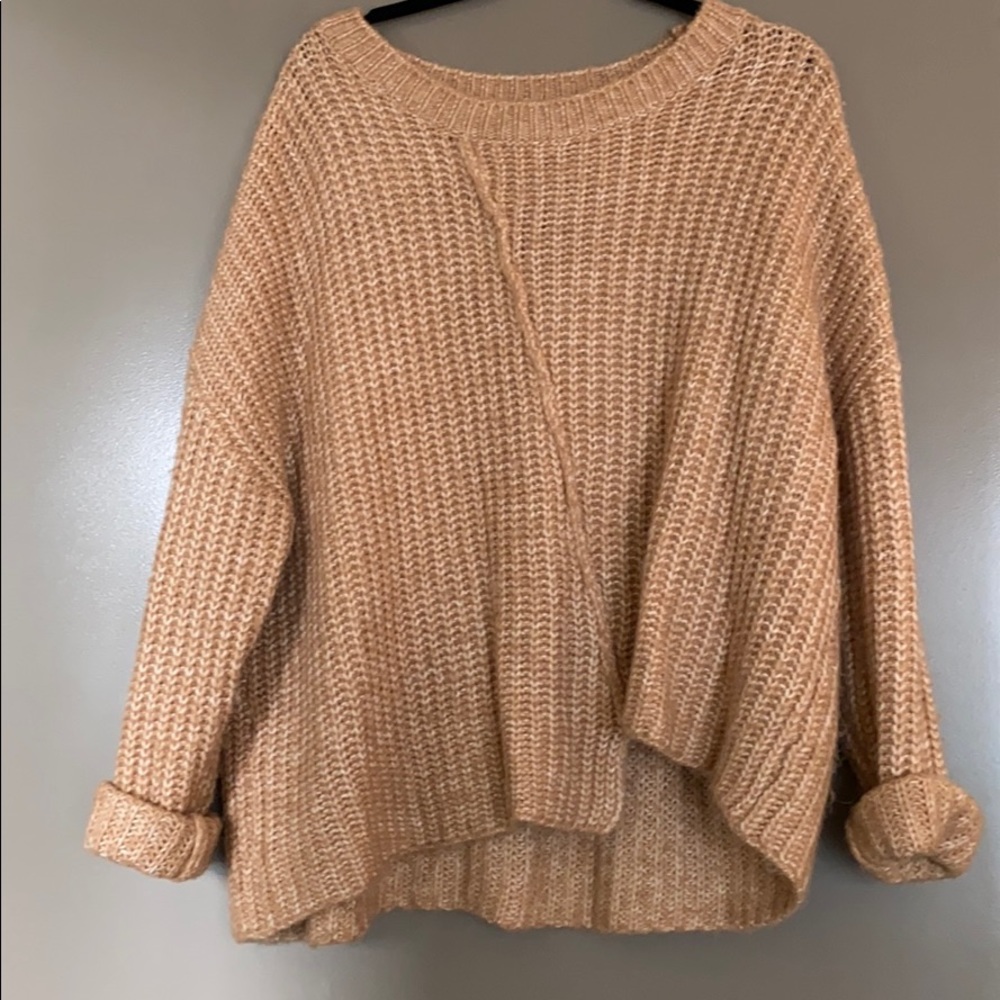 Chunky asymmetrical sweater